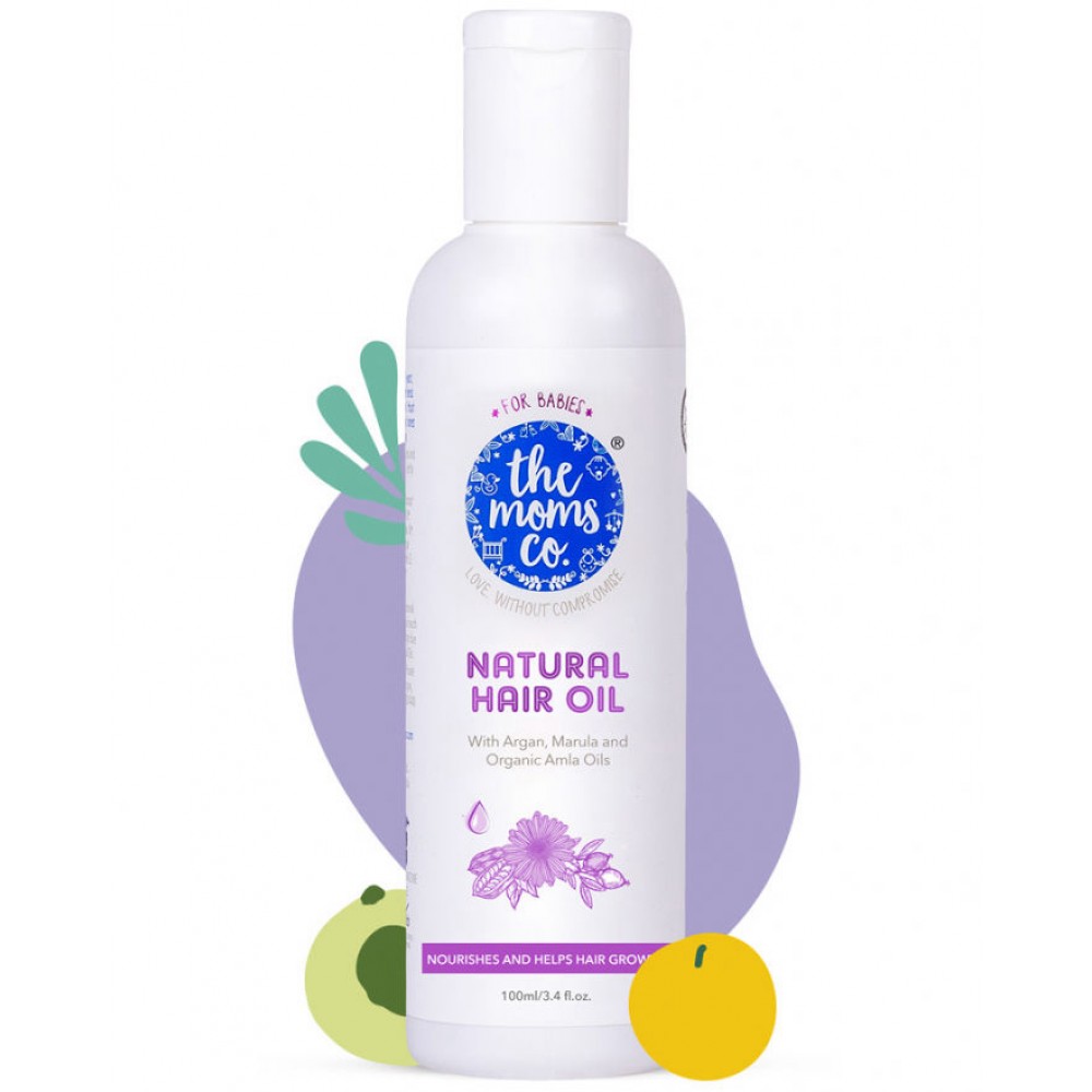 The Moms Co. Natural Baby Hair Oil With Mono Cartons Baby Care